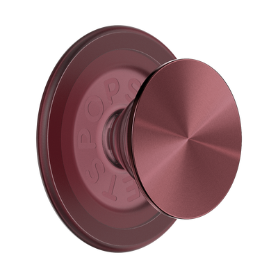 Aluminium Radial Oxblood — PopGrip for MagSafe