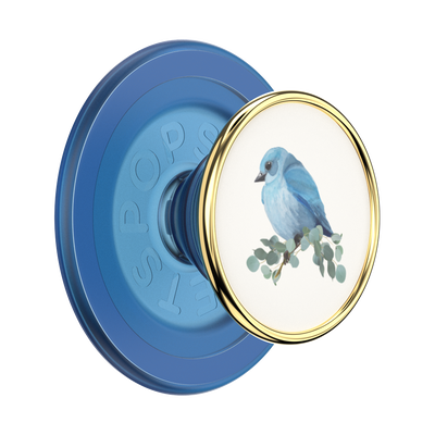 Enamel Blue Bird — PopGrip for MagSafe